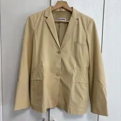 JIL SANDER コットンテーラードジャケット 36 ベージュのサムネイル