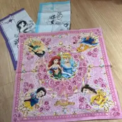東京ディズニーランド　ハンカチ　ランチクロス　　　　　KOSE 非売品プリンセス