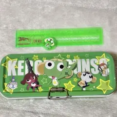 ケロロ軍曹 平成 缶 ペンケース 定規セット