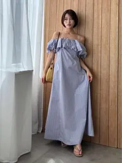 bibiy DONNA STRIPED BUSTIER オフショルトップス - メルカリ