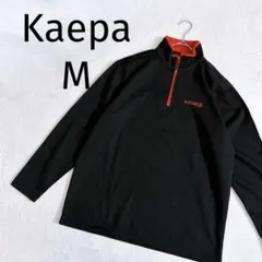 Kaepa ◆ケイパ 長袖ジャージ ハーフジップ ジム トレーニング ブラックMのサムネイル