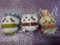 ☆お台場ちいかわ商店 ちいかわ縁日 九谷焼 箸置き ちいかわハチワレ