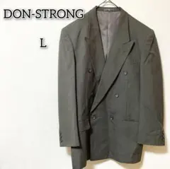 ドンストロング 【L】 アウター ジャケット 毛 ウール ダブルブレスト 裏地
