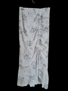 Herlipto☆花柄 シャーリング ロングスカートSizeSのサムネイル