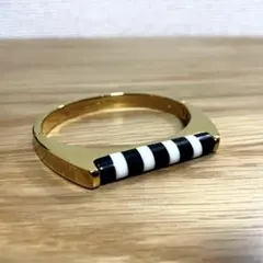 kate spade ストライプ ゴールド バングル