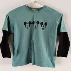 ブランシェス　ミッキーマウス長袖カットソー 120cm