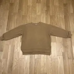 ベージュ系 クルーネック スウェット