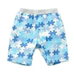 90cm パズル模様 ボトムス ハーフパンツ キムラタン La Chiave