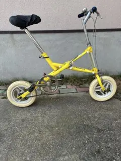手渡しのみブリヂストンTRANSIT 折りたたみ自転車 イエローのサムネイル
