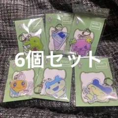 たまごっち　アクリルキーホルダー 6個セットくちぱっち　まめっち　みみっち