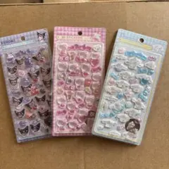 3Dステッカーセット ボンボンドロップ サンリオ キャラクター 3点セット