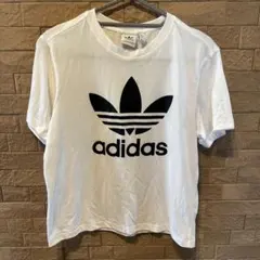 adidas ホワイト Tシャツ Sサイズ