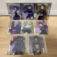 アニプレックスオンラインくじ　鬼滅の刃　 F賞　クリア色紙　8品セット