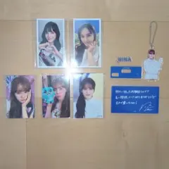 NiziU NINA フォトカ5枚・シール1枚・アクリルキーホルダー1個 セット