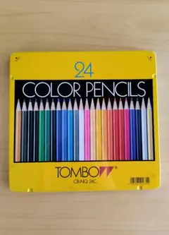 トンボ鉛筆 色鉛筆 24色セット CB-NQ 24C