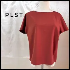 PLST ゆったりシルエット フレンチスリーブカットソー 春夏 シンプルデザイン