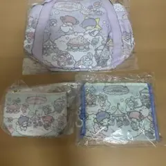 キキララコットンキャンディ　バッグとポーチセット