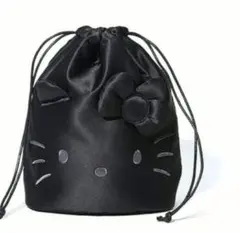 MUSE 1月号増刊付録　HELLO KITTY フェイス巾着ポーチ