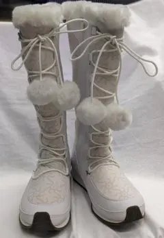 未使用 ティンバーランド ロング ブーツ 白 Bガール ダンサー 1580