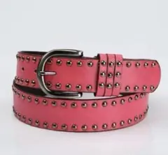 ピンク　ベルト
