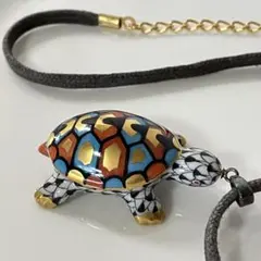 ヘレンド 亀 ペンダント ネックレス 3224 - メルカリ