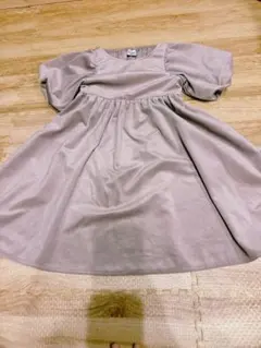 mirror bae ベロア　半袖ワンピース