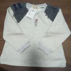 studio mom グレー トレーナー 100cm