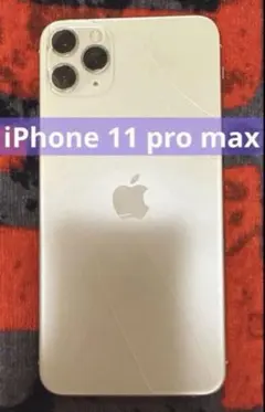 iPhone 11 Pro Max シルバー 256 GB 本体を水洗い経験あり