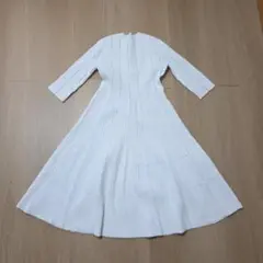 セルフォード ホワイト ニット ロングワンピース