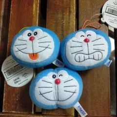 ドラえもん フェイスマスコット 3個セット