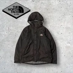 〈ザ・ノースフェイス〉中綿マウンテンジャケット　黒　L 刺繍ロゴ　美品　e
