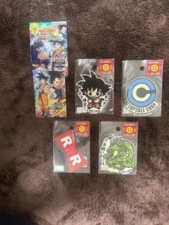 ドラゴンボール ステッカーシール4枚セットとカード
