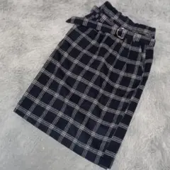 本日限定価格 テチチテラス ✨ スカート 【フリー】 ネイビー　チェック柄