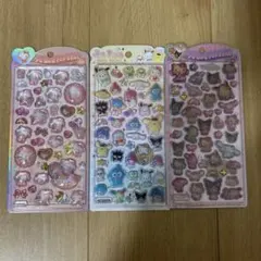 うるちゅる サンリオ シール 日焼けキティ 正規品　キティ　popシール　3枚