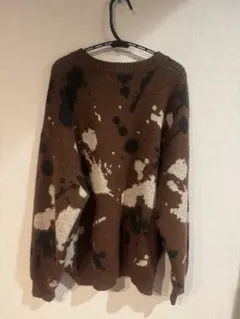 ★送料無料★ビームススプラッターパターン ニットセーター