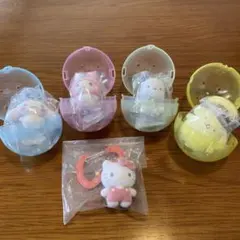サンリオ　カラフルカラビナマスコットチャーム　コンプリートセット　ガチャ