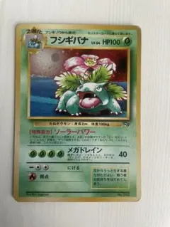 （旧裏）フシギダネ3進化　フシギソウ、エリカのフシギソウ、フシギバナ【初版】