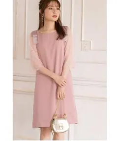 新品 トッコクローゼット tocco closet  レース ピンク ワンピース