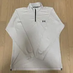UNDER ARMOUR ストライプ ハーフジップシャツ