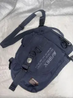 AVIREX レッグバッグ ショルダーバッグ 【ネイビー】（used）