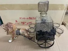 美品】 陶器人形4頭立て馬車・舞踏会 (オルゴール付き・曲:黒い