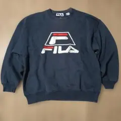希少y2k90sフィラFILAグラントヒルGRANT HILL両面刺繍スウェット