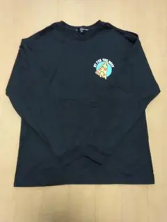【美品】JUNGLE STORM 黒ピザデザインロングスリーブＴシャツ サイズMのサムネイル