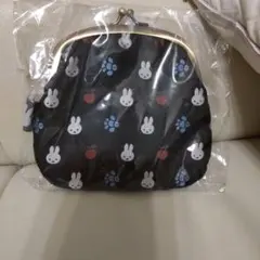 Dick Bruna ミッフィー がま口コインケース ブラック新品