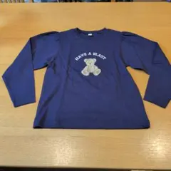パフaprès les cours 長袖カットソー 130 ネイビー　新品未使用