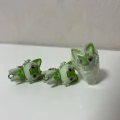 ポケモン　つまんでつなげてマスコット8 ニャオハ ガチャガチャ