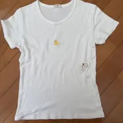 Brandy Melville ブランディーメルビル 半袖 ホワイト 刺繍のサムネイル
