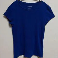 美品✨Liz Claiborne 【M】半袖Ｔシャツ ブルー レディース 無地