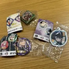 くら寿司　鬼滅の刃　ビッくらポン　缶バッチ　チャーム　ラバーアクセサリー