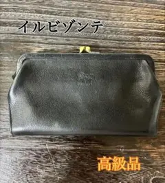 IL BISONTE がま口長財布 ブラックのサムネイル